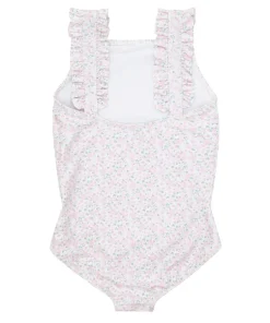 minnow Girls Ruffle Strap One Piece Antique Floral Best