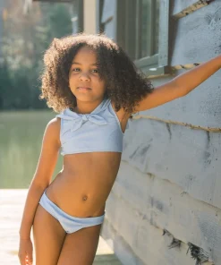 minnow Girls Sailor Bikini Mulberry Blue Dot Outlet