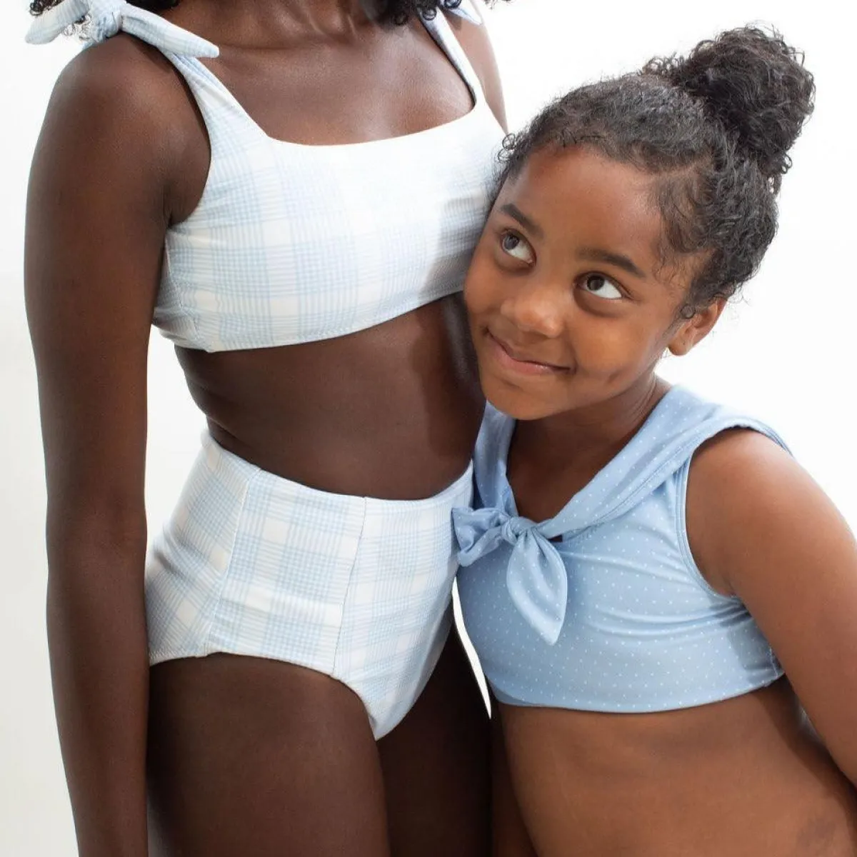 minnow Girls Sailor Bikini Mulberry Blue Dot Outlet