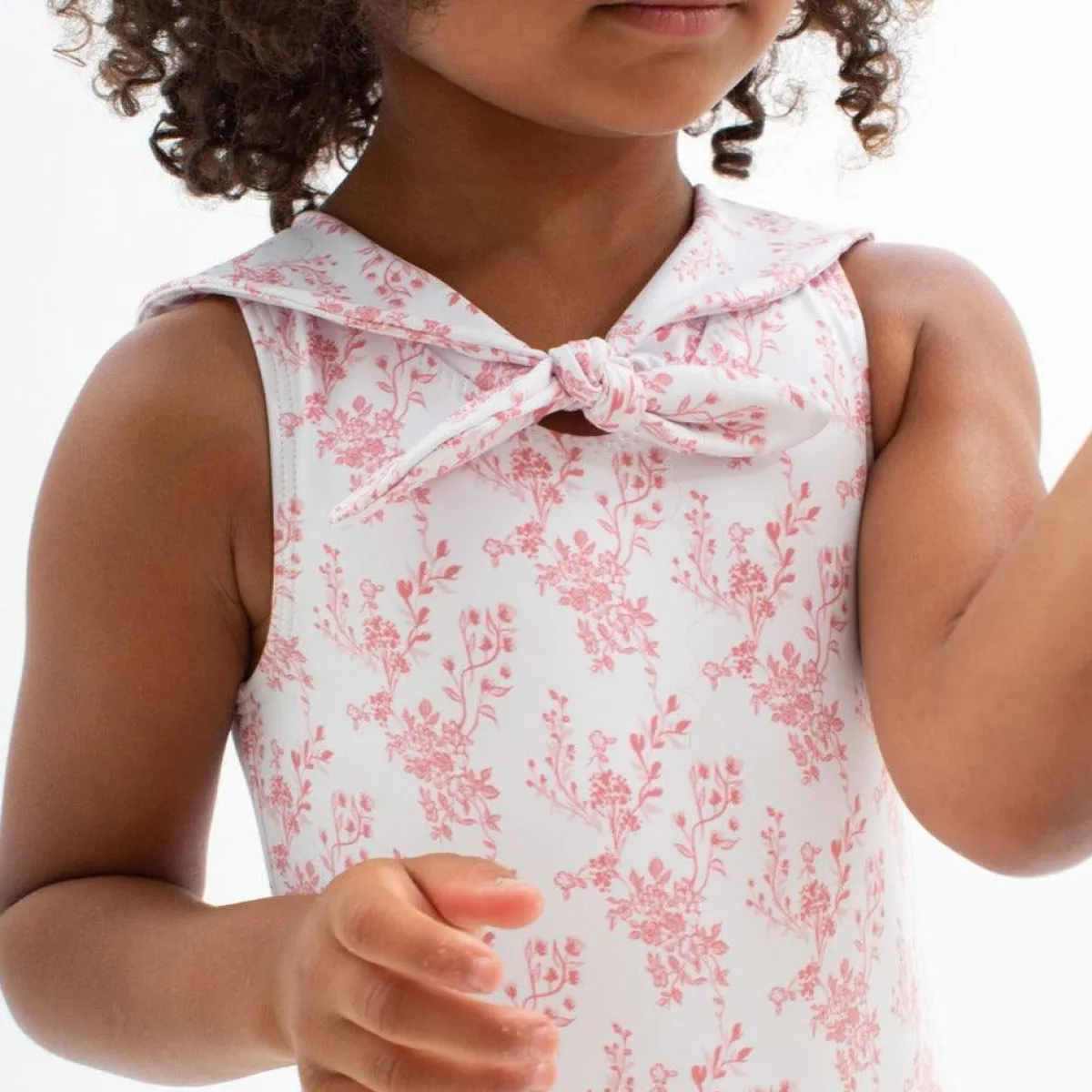 minnow Girls Sailor One Piece Nantucket Floral New