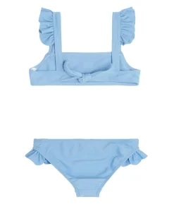 minnow Girls Tie Back Bikini Peri Blue Discount