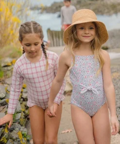 minnow Girls Tie Front One Piece Capeside Vineyard Online