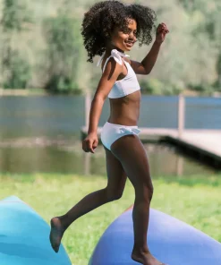 minnow Girls Tie Knot Bikini | Swim Capeside White Hot