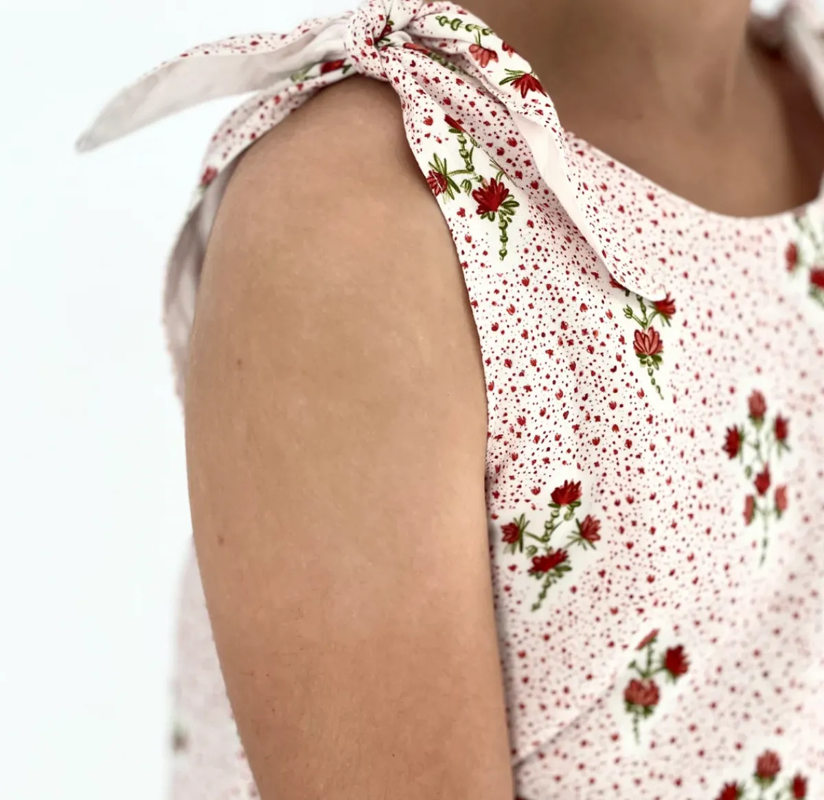 minnow Girls Tie Knot Bloomer Set | Swim Raspberry Red Fashion