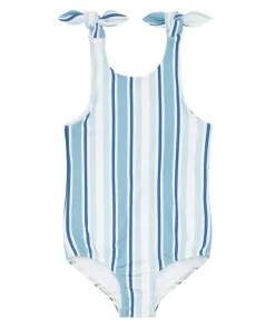 minnow Girls Tie Knot One Piece | Swim Freshwater Stripe Outlet