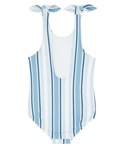 minnow Girls Tie Knot One Piece | Swim Freshwater Stripe Outlet