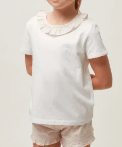 minnow Girls T-Shirt And Short Set Antique Floral Clearance