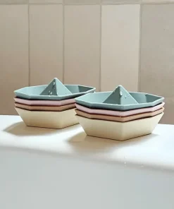 minnow Minito & Co Silicone Origami Boat Toys New