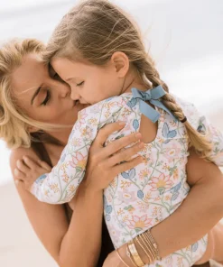 minnow X Daphne Oz Girls Rashguard One Piece Wild Bloom Floral Outlet