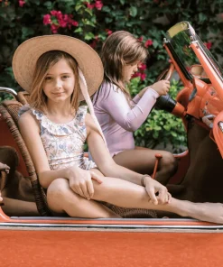 minnow X Daphne Oz Girls Ruffle Collar One Piece Wild Bloom Floral Sale