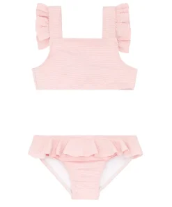 minnow X Daphne Oz Girls Ruffle Bikini Strawberries And Cream Discount