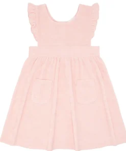 minnow X Daphne Oz Girls Terry Ruffle Dress Strawberries And Cream Fashion