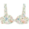 minnow X Daphne Oz Women's Gathered Bikini Top Wild Bloom Floral Online