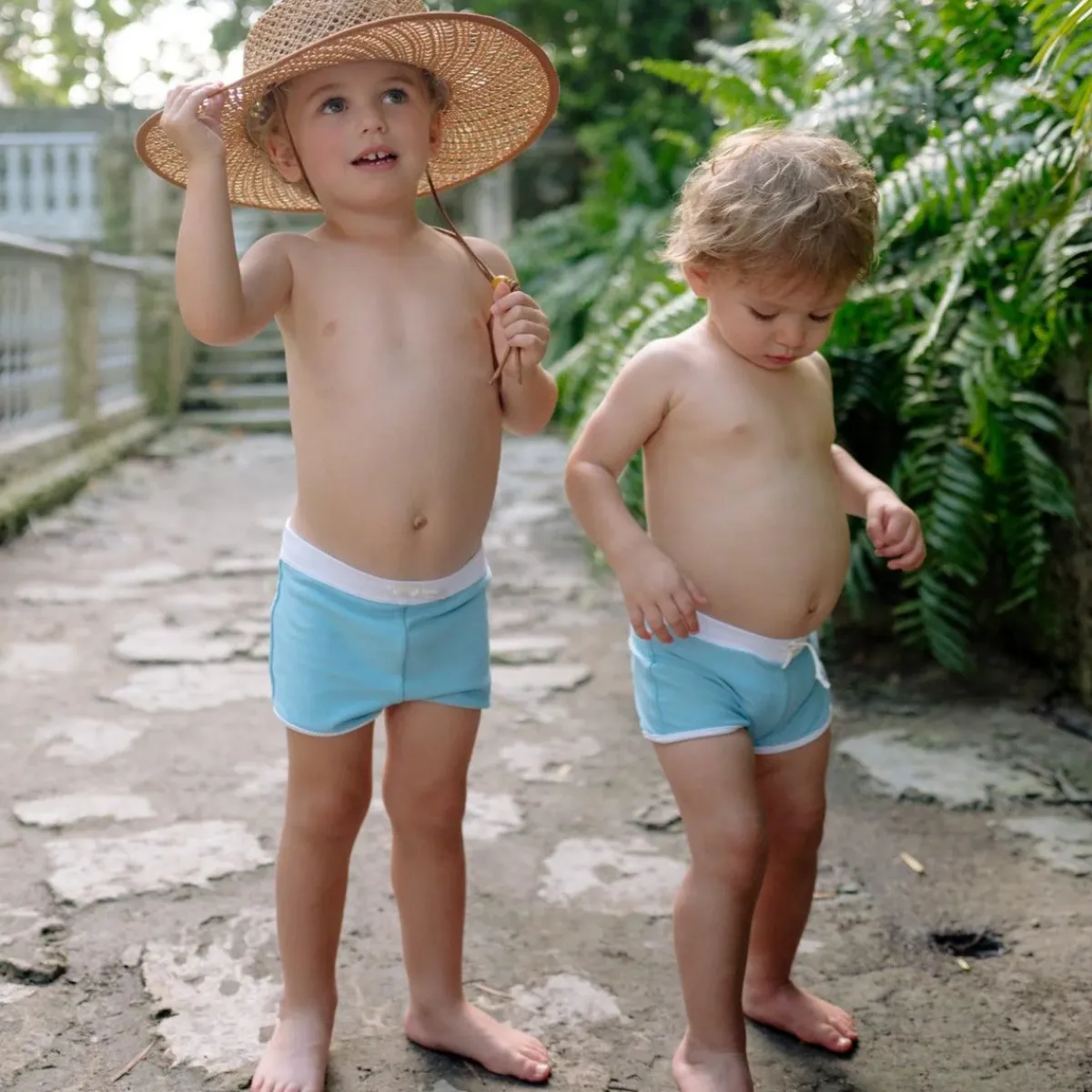 minnow X Fanm Mon Boy's Brief Lagoon Best