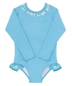 minnow X Fanm Mon Girl's Rashguard One Piece Lagoon Online