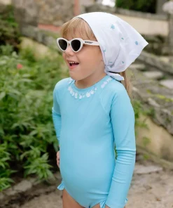 minnow X Fanm Mon Girl's Rashguard One Piece Lagoon Online