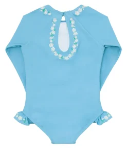 minnow X Fanm Mon Girl's Rashguard One Piece Lagoon Online