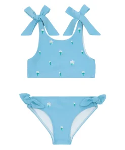 minnow X Fanm Mon Girl's Tie Knot Bikini Lagoon Sale