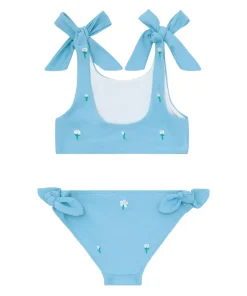 minnow X Fanm Mon Girl's Tie Knot Bikini Lagoon Sale
