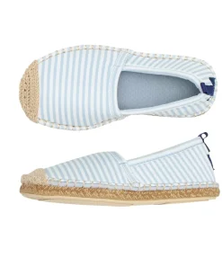minnow X Sea Star Blue Stripe Beachcomber Espadrille | Swim Powder Blue Stripe Fashion
