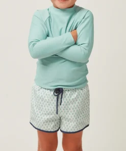 minnow X Sister Parish Boys Boardie Sea Leaf New