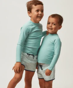 minnow X Sister Parish Boys Boardie Sea Leaf New