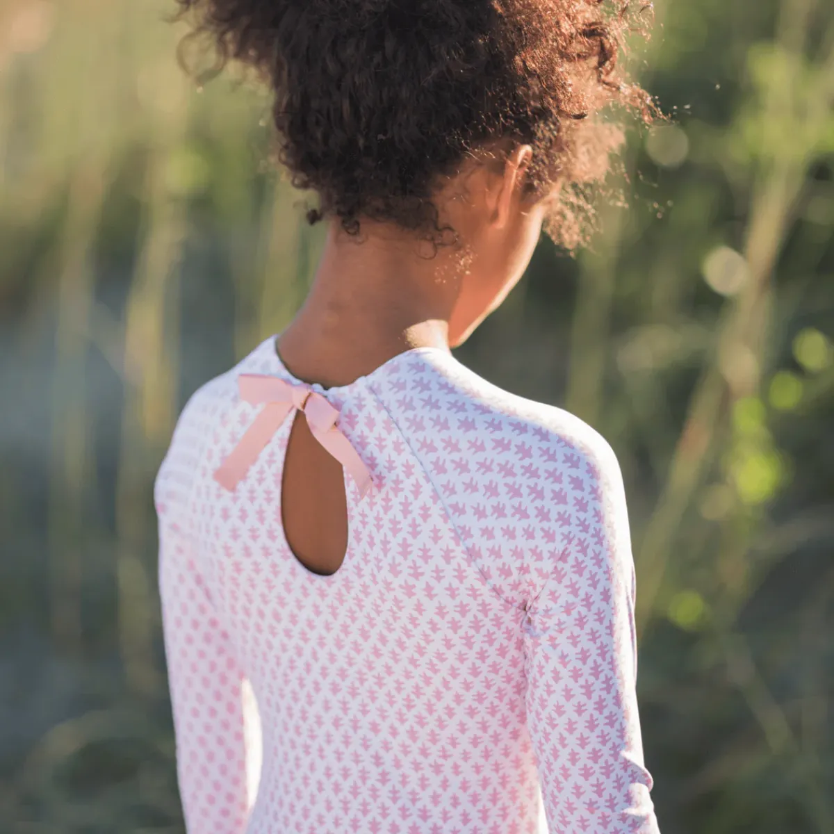 minnow X Sister Parish Girls Rashguard One Piece Nectar Leaf Discount