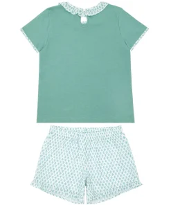 minnow X Sister Parish Girls T-Shirt And Short Set Sea Leaf Online