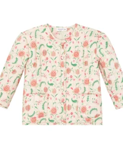 minnow X Sister Parish Unisex Quilted Jacket Cloister Botanical New