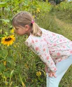 minnow X Sister Parish Unisex Quilted Jacket Cloister Botanical New