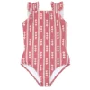 minnow X Tuckernuck Girls Ruffle Strap One Piece Nantucket Stripe Online