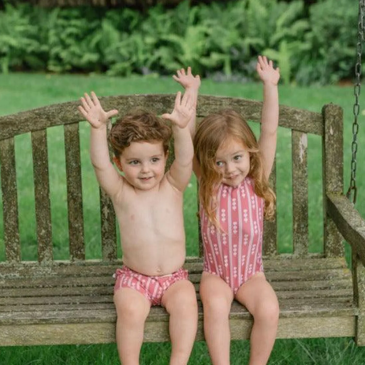 minnow X Tuckernuck Girls Ruffle Strap One Piece Nantucket Stripe Online