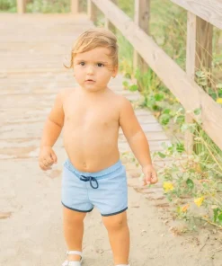 minnow X Zimmerman Sandal Powder Blue Stripe Best