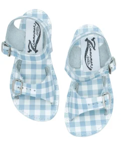 minnow X Zimmerman Sandal Oasis Blue Gingham Online
