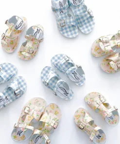 minnow X Zimmerman Sandal Oasis Blue Gingham Online