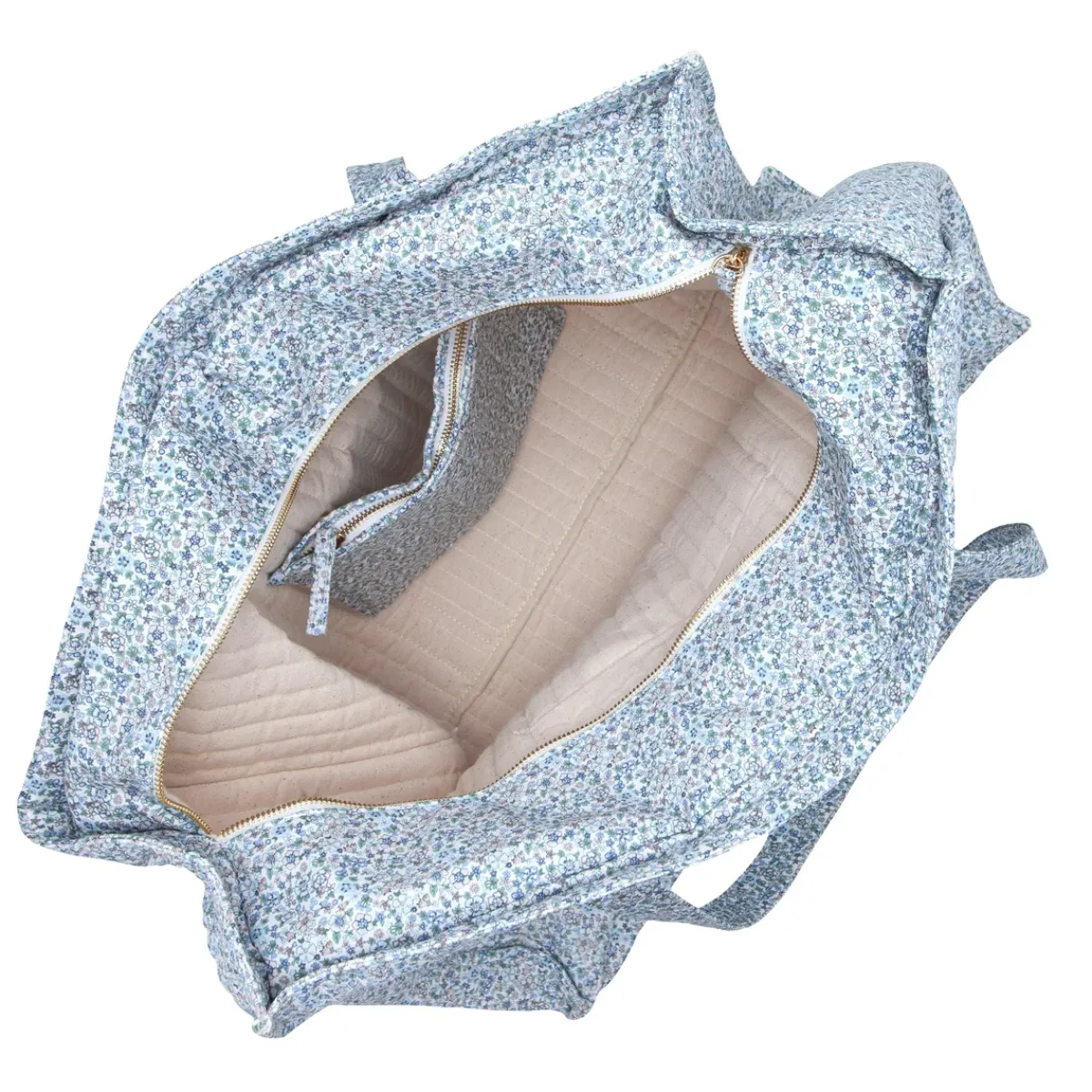 minnow Overnighter Tote Slate Floral Outlet