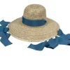 minnow Sarah Bray Girls Buttercup Sun Hat With Floral Ribbon Best
