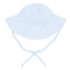 minnow Sun Hat Powder Blue Stripe Fashion