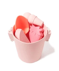 minnow Sunnylife Pink Silicone Bucket Sand Toy Set Discount