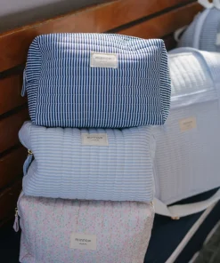 minnow Travel Pouch Navy Stripe Best