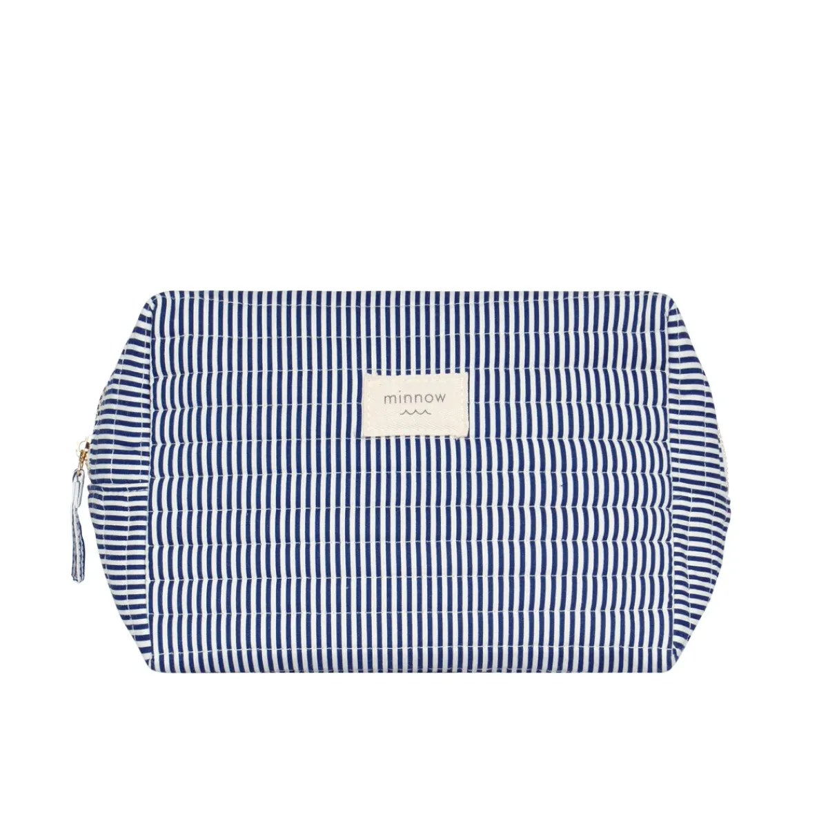 minnow Travel Pouch Navy Stripe Fashion