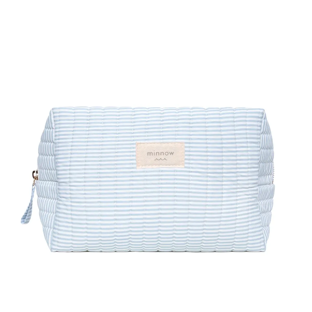 minnow Travel Pouch Powder Blue Stripe Online