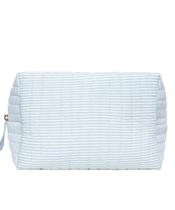 minnow Travel Pouch Powder Blue Stripe Online