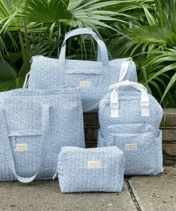 minnow Travel Pouch Slate Floral Fashion