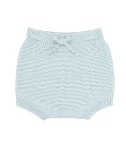 minnow Unisex Blue Knit Short Light Blue New