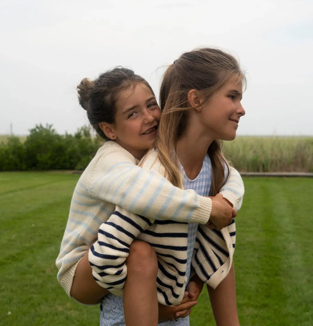 minnow Unisex Cardigan Breton Stripe Knit Hot