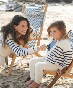 minnow Unisex Cardigan Breton Stripe Knit Hot