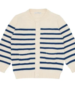 minnow Unisex Cardigan Breton Stripe Knit Discount