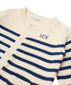 minnow Unisex Cardigan Breton Stripe Knit Discount