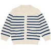 minnow Unisex Cardigan Breton Stripe Knit Fashion